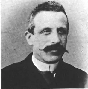 Head and shoulders portrait of Secondo Pia, a bearded man in a dark coat, about 1898.